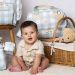 Mala com rodinhas + Bolsa Everyday + Bolsa Térmica Vicky Bear Xadrez - Masterbag