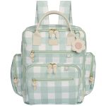 Mala com rodinhas + Mochila Urban Margaridas Menta - Masterbag