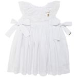 Vestido Batizado Renda & Pérolas Branco - Roana