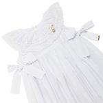 Vestido Batizado Renda & Pérolas Branco - Roana