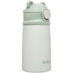 Garrafa Térmica Inox Parede Dupla Ursinho Verde 320ml (3a+) - Buba