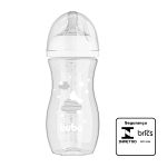 Mamadeira Anticólica Easy Flow Nuvem 330ml (4m+) - Buba