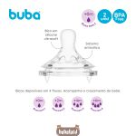 Bico para Mamadeira Easy Flow Fluxo 1 2un (0m+) - Buba