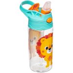 Garrafinha Tritan c/ Canudo BubaZoo Leãozinho 450ml (18m+) - Buba