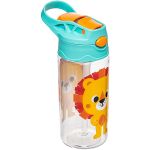 Garrafinha Tritan c/ Canudo BubaZoo Leãozinho 450ml (18m+) - Buba