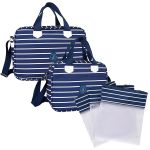 Bolsa + Frasqueira Térmica + 3 Saquinhos Belize Marinho - Just Baby