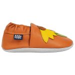 Tênis Girassol em couro Eco Laranja - Babo Uabu