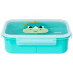 Kit Escolar: Lancheira Térmica + Lunchbox + Garrafinha BubaZoo Dino (3a+) - Buba