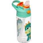 Kit Escolar: Lancheira Térmica + Lunchbox + Garrafinha BubaZoo Dino (3a+) - Buba