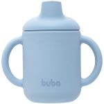 Copo de Transição em Silicone com Alça Azul 120ml (6m+) - Buba
