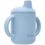 Copo de Transição em Silicone com Alça Azul 120ml (6m+) - Buba