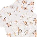 Body Vestido babadinhos em algodão egípcio Cavalinhos - Mini & Co.
