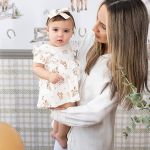 Body Vestido babadinhos em algodão egípcio Cavalinhos - Mini & Co.