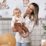 Body longo c/ Calça em algodão egípcio Cavalinhos - Mini & Co.