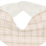 Babador Bandana em atoalhado Cavalinhos Xadrez - Mini & Co.