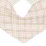 Babador Bandana em atoalhado Cavalinhos Xadrez - Mini & Co.