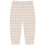 Body longo c/ Calça (Mijão) em algodão egípcio Cavalinhos Xadrez - Mini & Co.