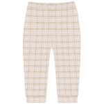 Body longo c/ Calça (Mijão) em algodão egípcio Cavalinhos Xadrez - Mini & Co.