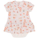 Body Vestido babadinhos em algodão egípcio Hamster - Mini & Co.