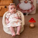 Body Vestido babadinhos em algodão egípcio Hamster - Mini & Co.