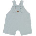 Jardineira c/ Body curto em algodão egípcio Cachorrinhos - Mini & Co.