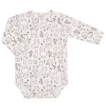 Body longo c/ Calça (Mijão) em algodão egípcio Farm - Mini & Co.