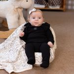 Body longo c/ Calça (Mijão) em ribana Farm - Mini & Co.