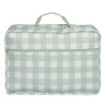 Mala Maternidade Vintage Margaridas Menta - Masterbag