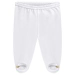 Body longo golinha c/ Calça (Mijão) em suedine supima Botão - Tilly Baby