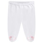 Body longo golinha c/ Calça (Mijão) em suedine supima Lacinho - Tilly Baby