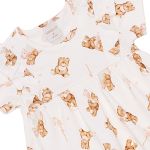 Body Vestido babadinhos em algodão egípcio Ursinha Brinquedos - Mini & Co.