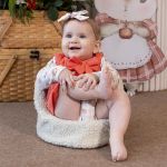 Body longo c/ Vestido em algodão egípcio Hamster - Mini & Co.