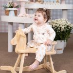Macacão longo c/ golinha em algodão egípcio Cachorrinhas - Mini & Co.
