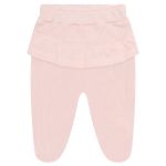 Body longo c/ Calça (Mijão) em algodão egípcio Cachorrinhas Rosa - Mini & Co.