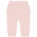 Body longo c/ Calça (Mijão) em algodão egípcio Cachorrinhas Rosa - Mini & Co.