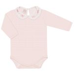 Body longo golinha c/ Calça (Mijão) em algodão egípcio Cachorrinhas - Mini & Co.