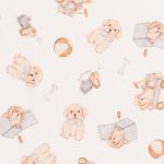 Body longo em algodão egípcio Cachorrinhos - Mini & Co.