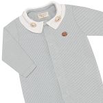 Macacão longo c/ golinha em tricot Cachorrinhos - Mini & Co.