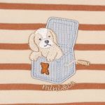 Macacão curto em algodão egípcio Cachorrinhos - Mini & Co.