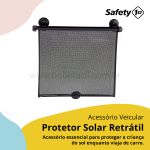 Tela Protetor Solar Retrátil com Ventosas - Safety 1st