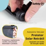 Tela Protetor Solar Retrátil com Ventosas - Safety 1st