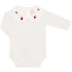 Body longo c/ Vestido em algodão egípcio Farm - Mini & Co.