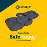 Almofada SafeHuggy para Carrinho e Bebê Conforto Dark Melange - Safety 1st