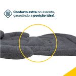 Almofada SafeHuggy para Carrinho e Bebê Conforto Dark Melange - Safety 1st