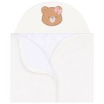 Toalha de banho c/ forro em fralda Ursinha Brinquedos - Mini & Co.
