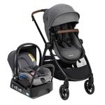 Travel System: Carrinho Anna³ + Bebê Conforto Citi + Base Select Grey (0-9kg) - Maxi-Cosi