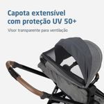 Travel System: Carrinho Anna³ + Bebê Conforto Citi + Base Select Grey (0-9kg) - Maxi-Cosi