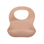 Babador de Silicone Pega Migalhas Piccolo Terracota (6m+) - Infanti