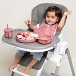 Babador de Silicone Pega Migalhas Piccolo Terracota (6m+) - Infanti