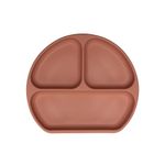 Prato de Silicone com Divisórias Piccolo Terracota (6m+) - Infanti